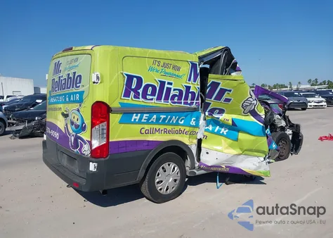 2021 Ford Transit-250 z USA, uszkodzony, nr VIN 1FTBR1Y85MKA92277